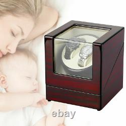 Watch Winder Box Display Wood Organizer Case Double Luxury Double Automatic BB1