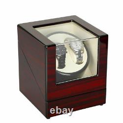 Watch Winder Box Display Wood Organizer Case Double Luxury Double Automatic BB1