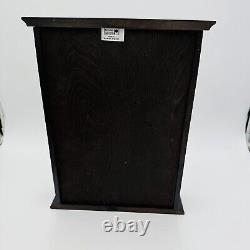 Wedgwood Wood Display Shelf Jasperware Dancing Hour Black Cabinet Case England