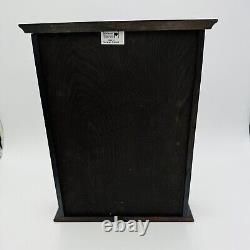 Wedgwood Wood Display Shelf Jasperware Dancing Hour Black Cabinet Case England