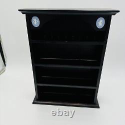 Wedgwood Wood Display Shelf Jasperware Dancing Hour Black Cabinet Case England