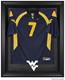 West Virginia Mountaineers Black Framed Logo Jersey Display Case