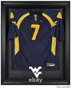 West Virginia Mountaineers Black Framed Logo Jersey Display Case