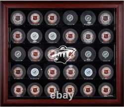 Wild 30-Puck Mahogany Display Case