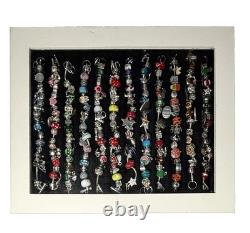 Willabee and Ward Charm Bracelets 12-Month Complete Set and Wood Display Case
