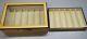 William Henry Collector Display Case Box For 12 Knives Wood With Beveled Glass