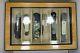 William Henry Collector Display Case For 12 Knives Wood With Beveled Glass