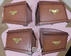 Wood Brass Medal Chest 6 Drawer Coin Case 100+ Silver Dollar Display Storage Box