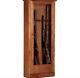 Wood Cabinet With Tempered Glass 10 Gun Display Storage Fully Lock Safety Firearm