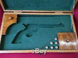 Wood Display Box Colt Single Action Army SAA 7-1/2 Presentation Case GREEN 40