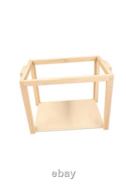 Wood Display Carrying Crate Holds 6 (12x18x2) Display Cases for Trade shows