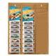 Wood Display Case For 30 Packaged Cars Hanging Organizer For Match-box Packag