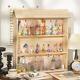 Wood Display Case For Collectibles House Shaped Shelf For Action Figures
