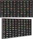 Wood Display Case For Hot Diecast Wheels, 100 Spaces, Wall Mount Wheels Dispaly