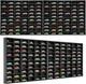 Wood Display Case For Hot Diecast Wheels, 120 Spaces, Wall Mount Wheels Dispaly