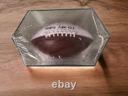 Wood Display Case with American Football Gift for Your Son