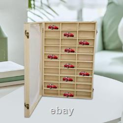 Wood Display Storage Box Wooden Shadow Box Display Cabinet Collection Display