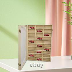 Wood Display Storage Box Wooden Shadow Box Display Cabinet Collection Display