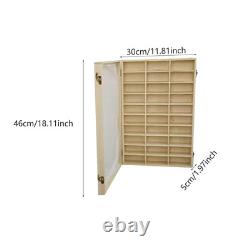 Wood Display Storage Box Wooden Shadow Box Display Cabinet Collection Display