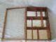 Wood & Glass Display Mirror Cabinet Case Shelves 21 X 13.5 Waterford Ornament