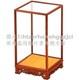 Wood Glass Doll Display Case Artwork Jewelry Statue Figure Dust Protect Cover