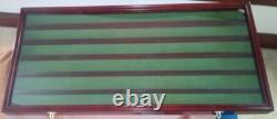 Wood Glass Framed Display Cabinet Case