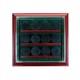 Wood Hockey Puck Cabinet Display Case With Uv Protected Glass Up To 12 Pucks
