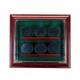 Wood Hockey Puck Cabinet Display Case With Uv Protected Glass Up To 6 Pucks