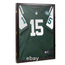 Wood Jersey Shadow Box Wall Display Case Frame Wall Cabinet Baseball Football