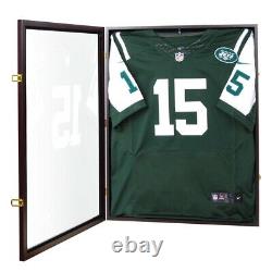 Wood Jersey Shadow Box Wall Display Case Frame Wall Cabinet Baseball Football