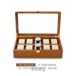 Wood Jewelry Organizer Box Watch Holder Storage Case Watch Display Box for Man