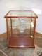 Wood And Glass / Display Case / Curio Case / Doll Case Mahogany