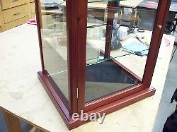 Wood and Glass / Doll Case Vase Case Crystal Case Blood Wood Wood/Glass Door