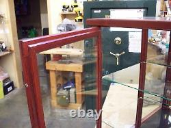 Wood and Glass / Doll Case Vase Case Crystal Case Blood Wood Wood/Glass Door