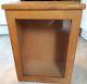 Wood/glass Display Case Box-hinged Top 14 1/2h X 11w X 8d