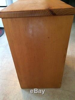 Wood/glass Display Case Box-hinged Top 14 1/2h x 11w x 8d