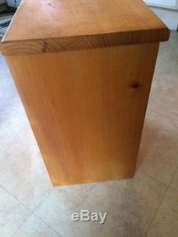 Wood/glass Display Case Box-hinged Top 14 1/2h x 11w x 8d
