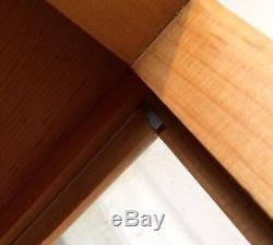 Wood/glass Display Case Box-hinged Top 14 1/2h x 11w x 8d