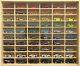 Wooden Display Case Hot Wheels, With Dust Resistant Door, For 1/64 Scale 60 Cars