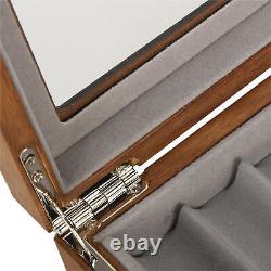 Wooden Fountain Pen Display Case Organizer Walnut Wood Storage Gift Box For WYD