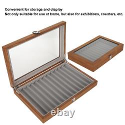 Wooden Fountain Pen Display Case Organizer Walnut Wood Storage Gift Box For WYD