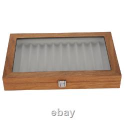 Wooden Fountain Pen Display Case Organizer Walnut Wood Storage Gift Box For WYD