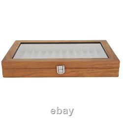 Wooden Fountain Pen Display Case Organizer Walnut Wood Storage Gift Box For WYD