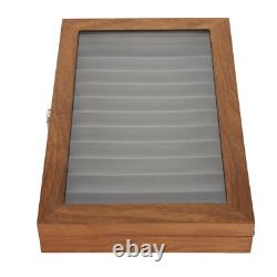 Wooden Fountain Pen Display Case Organizer Walnut Wood Storage Gift Box For WYD