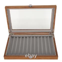 Wooden Fountain Pen Display Case Organizer Walnut Wood Storage Gift Box For WYD
