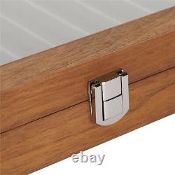 Wooden Fountain Pen Display Case Organizer Walnut Wood Storage Gift Box For WYD