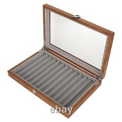 Wooden Fountain Pen Display Case Organizer Walnut Wood Storage Gift Box For WYD