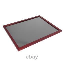 Wooden Frame Display Case for Sports Shirt Desk Cabinet Shelf Frame