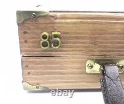 Wooden Gun Display Case With Latch For Webley & Scott. 25 1906 & 1909 9MM 2127PX