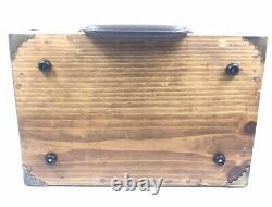 Wooden Gun Display Case With Latch For Webley & Scott. 25 1906 & 1909 9MM 2127PX